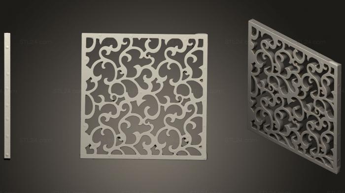 Geometric shapes (Carved Board, SHPGM_0327) 3D models for cnc